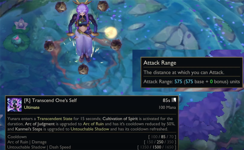 LoL'ün Yeni Şampiyonu Yunara Yetenek Sızıntıları Detaylı İnceleme