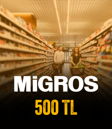 Migros 500 TL Hediye Kartı