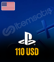 Playstation Gift Card 110 USD