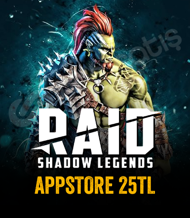 Raid App Store 25 TL Kodu