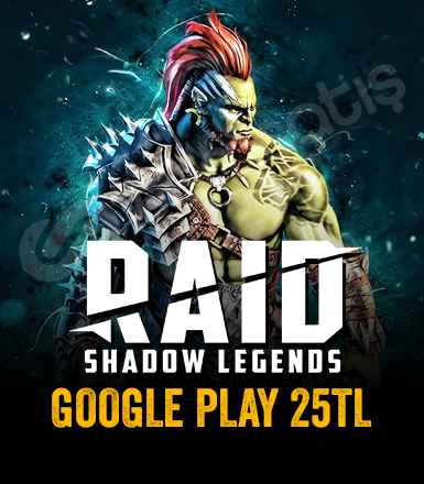 Raid Google Play 25 TL Kodu
