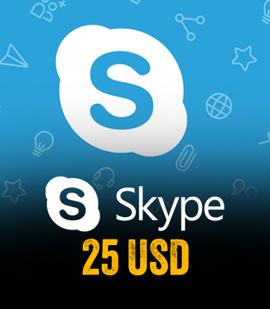 Skype Gift Card 25 USD