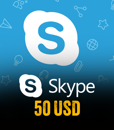 Skype Gift Card 50 USD