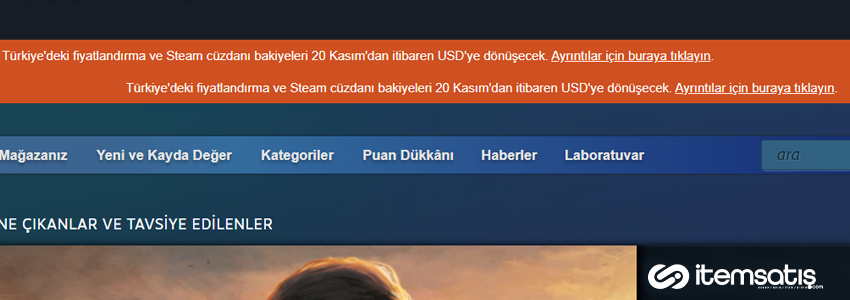 Steam Türkiye'den Çekiliyor