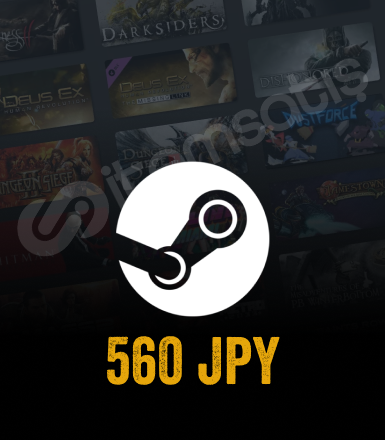 Steam Gift Card 560 JPY