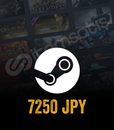 Steam Gift Card 7250 JPY