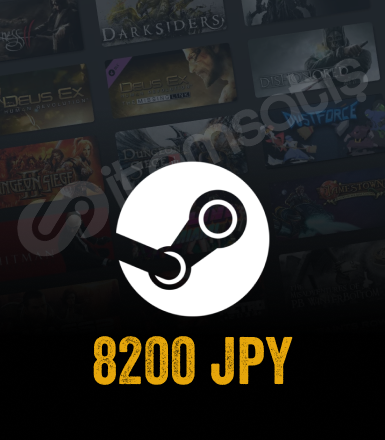 Steam Gift Card 8200 JPY