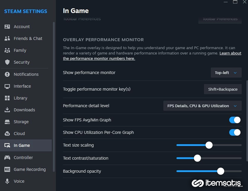 Steam Oyun İçi Performans İzleyicisi 2025: Oyunlarda Şeffaflık ve Kontrolde Yeni Çağ