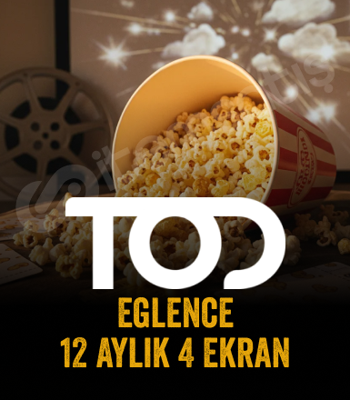 TOD TV Eğlence Paketi 12 Aylık 4 Ekran