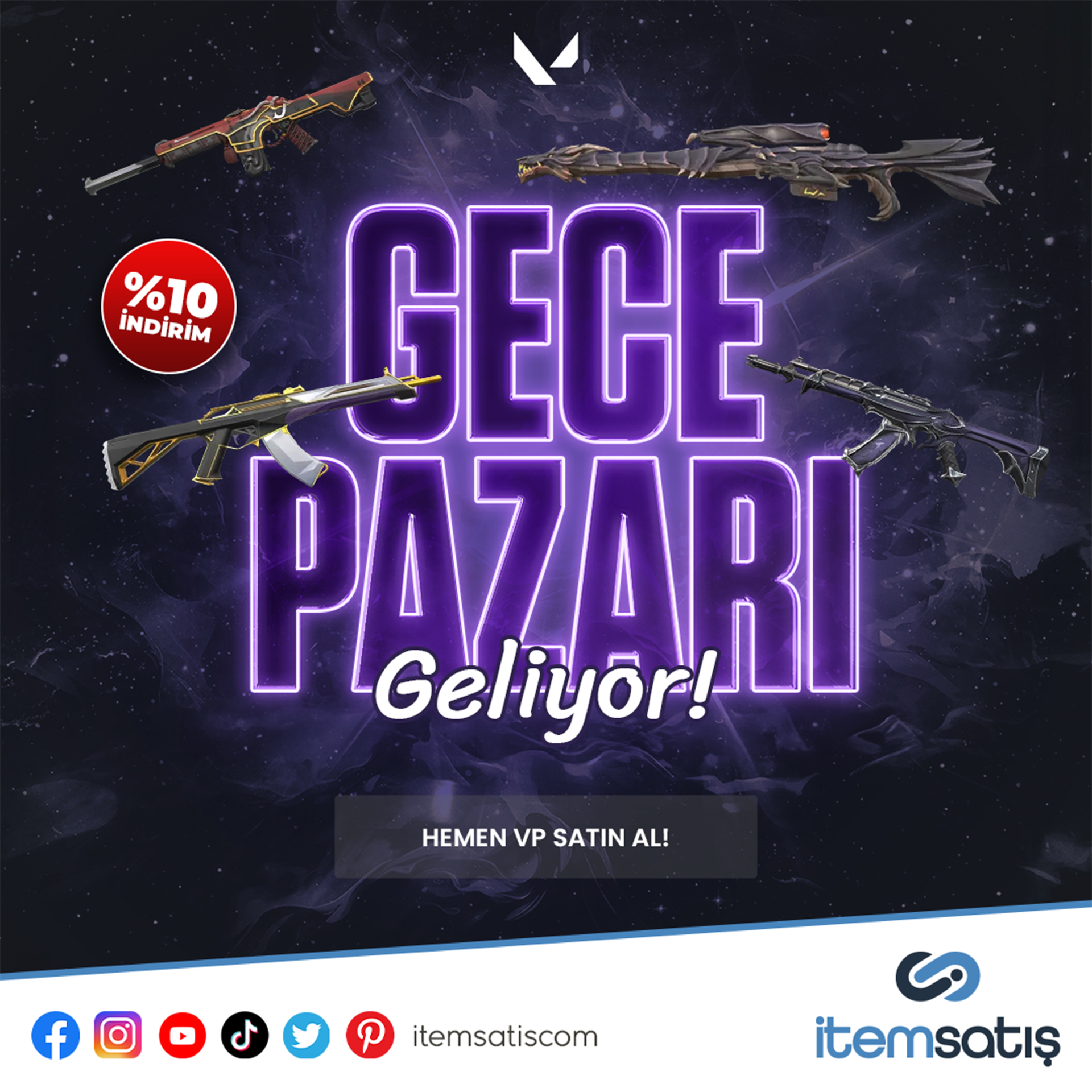 Valorant Ağustos 2024 Gece Pazarı Geliyor