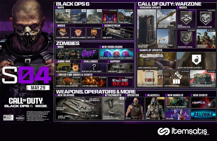 Call of Duty: Black Ops 6 ve Warzone 4. Sezon (2025) Detaylı Rehber
