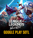 Google Play 50 TL