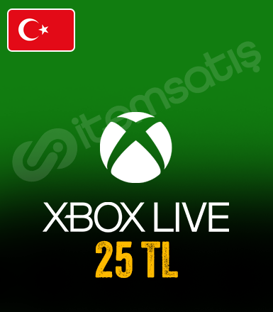 Xbox Live Hediye Kartı 25 TL