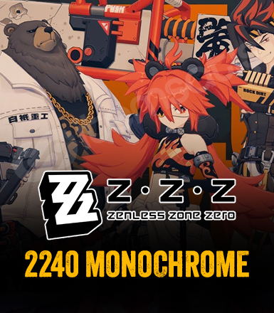 Zenless Zone Zero 2240 Monochrome