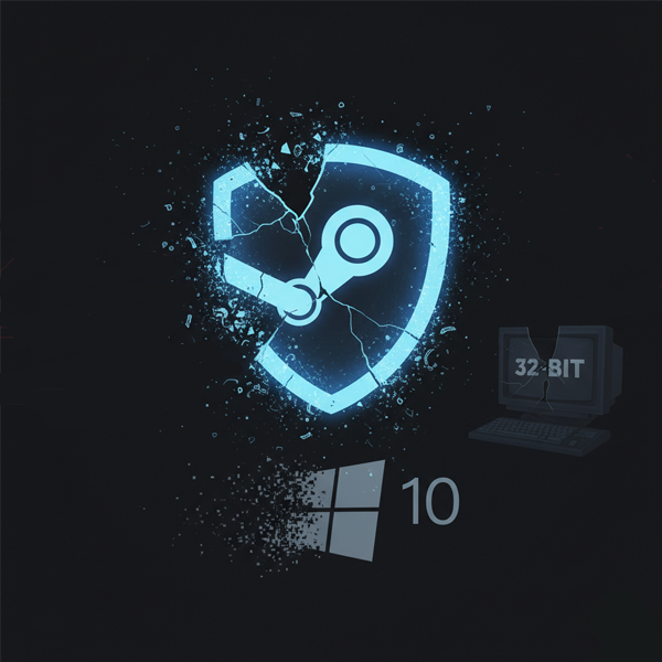 Steam, 1 Ocak 2026’da Windows 10 32 Bit Desteğini Sonlandırıyor