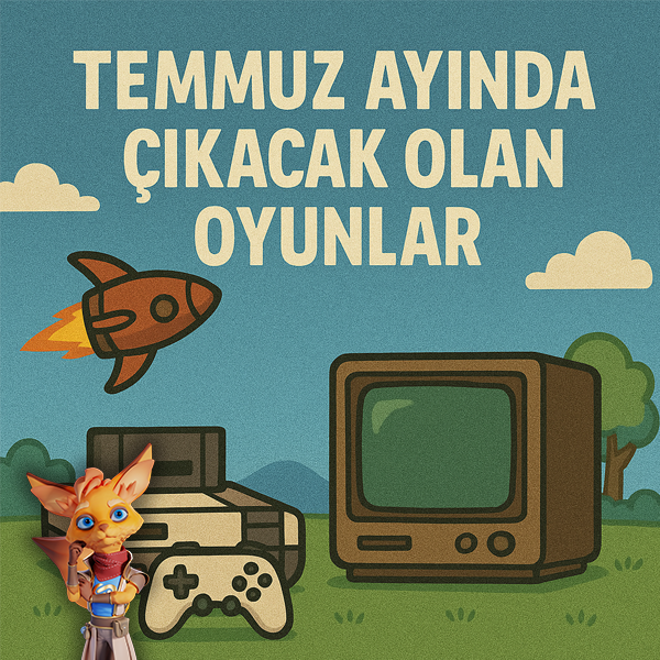 2025 Temmuz Ayında Oyun Dünyasını Sarsacak En Yeni Çıkacak Oyunlar