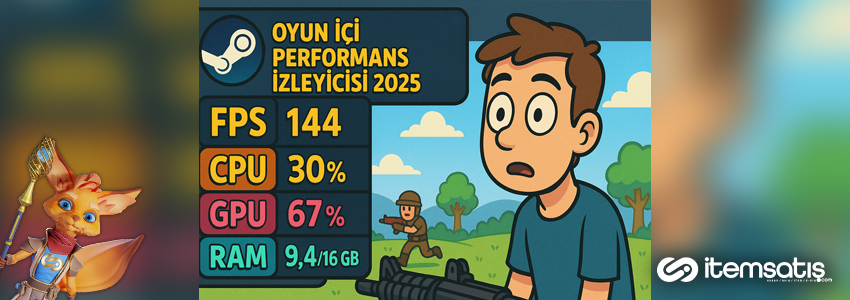 Steam Oyun İçi Performans İzleyicisi 2025: Oyunlarda Şeffaflık ve Kontrolde Yeni Çağ
