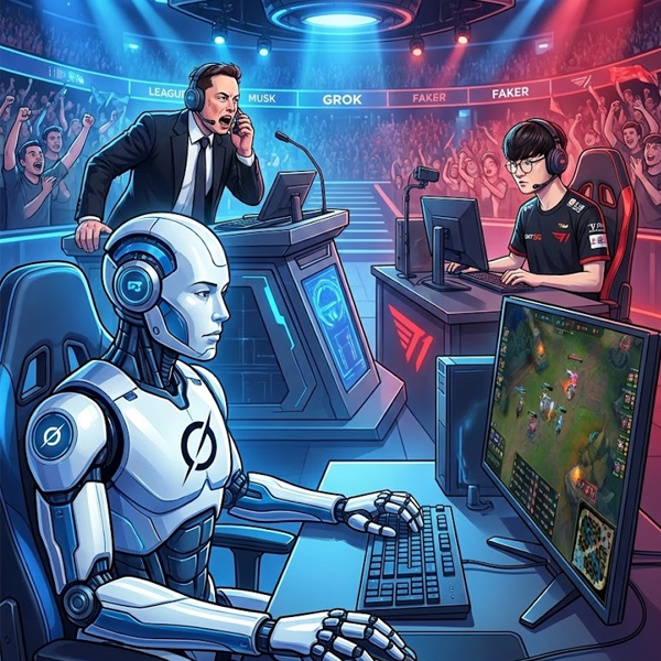 Elon Musk’ın Grok 5 Yapay Zekası T1 ve Faker’ı League of Legends’ta Meydan Okuyor
