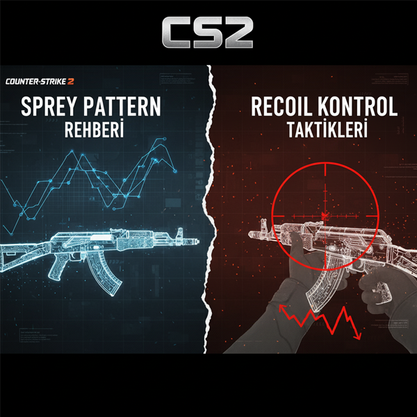 CS2 Silah Spray Pattern ve Recoil Kontrol Taktikleri (2025): Adım Adım Rehber