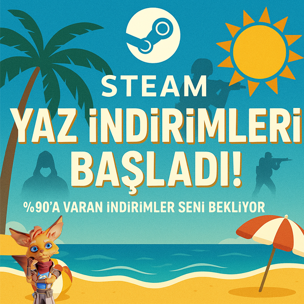2025 Steam Yaz İndirimleri Başladı! En Popüler Oyunlar ve Kaçırılmayacak Fırsatlar
