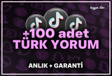 +100 addet TÜRK GERÇEK YORUM