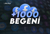 +1000 Facebook Gönderi/Durum Beğenisi