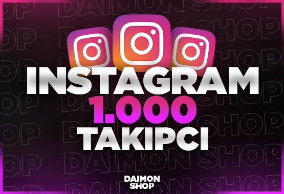+1000 Instagram Takipçi / Anlık Gönderim