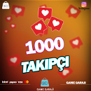 +1000 Instagram Takipçi / Kalite + Telafili