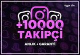 +10000 Instagram Gerçek Takipçi + Garanti