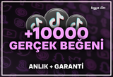 +10000 Tiktok Gerçek Beğeni | Anlık+Garanti