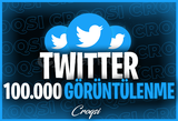 ⭐Twitter +100.000 İzlenme ⭐