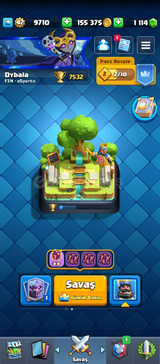 ⭐ 7530 KUPALI HESAP ⭐ 118 KART, 24 EMOJİ, 4 KULE