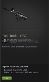 ⚡️Tick Tock - QBZ + Silver Plate - S12K⚡️