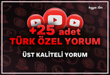 +25 adet TÜRK ÖZEL YORUM