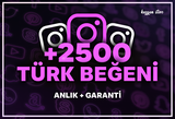 ⭐ +2500 Türk Instagram Gerçek Beğenilerdir⭐