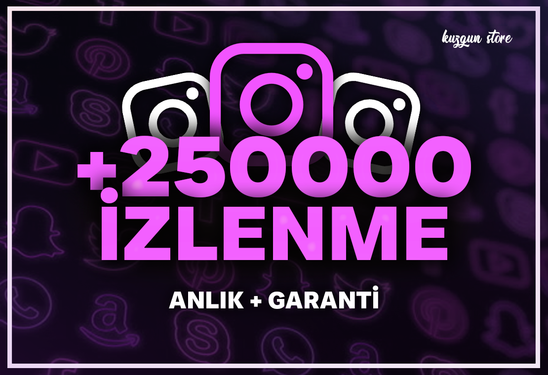 +250000 Instagram İzlenme (Reels+IGTV)  +250000 Instagram İzlenme (Reels+IGTV)