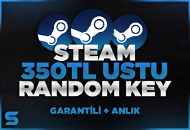 +350TL Steam Oyun Key / Üst Kalite + Garantili