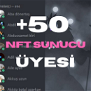 DİSCORD +50 NFT SUNUCU ÜYESİ