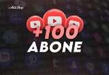 +100 Youtube Gerçek Abone | 90 Gün Garantili