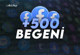+500 Facebook Gönderi/Durum Beğenisi