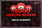 +5000 Youtube Beğeni | anlık+garanti