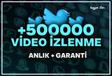 +500000 Twitter Video İzlenme | anlık+garanti