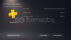 Aktif üyelik 225 oyunlu emek hesap.