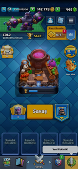 ✨ [+5500 Kupa] Clash Royale Hesabı {BS HEDİYE}