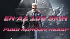 ⭐️+100 SKIN DELUXE PUBG RANDOM HESAP⭐