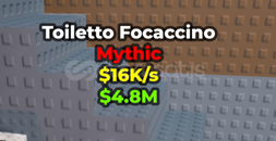 ⭐️[BEDAVA] Steal a Brainrot Toaletto Focaccino⭐️