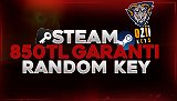 +850 TL Üstü Oyun Garantili Steam Random Key