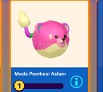 ⭐️[NADİR] PK XD PET Moda Pembesi Aslanı ⭐️