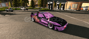 ⚡Anime Çizimli Araç Car Parking