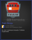 TRAİN BROŞU !HIZLI GÜVENLİ!